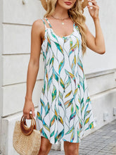 Printed Scoop Neck Cami Dress
